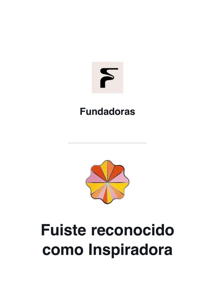 Reconocimiento Fundadoras Premio Inspiradora 2026
